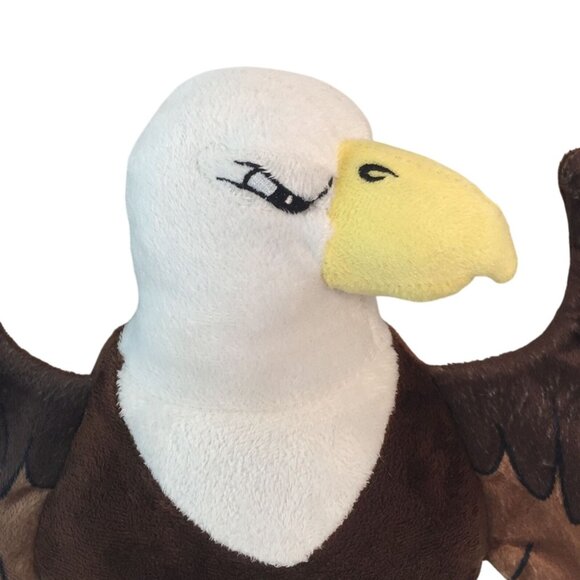 Kellytoy American Bald Eagle Plush 12x19" Stuffed Animal Toy 2016 - Picture 2 of 5